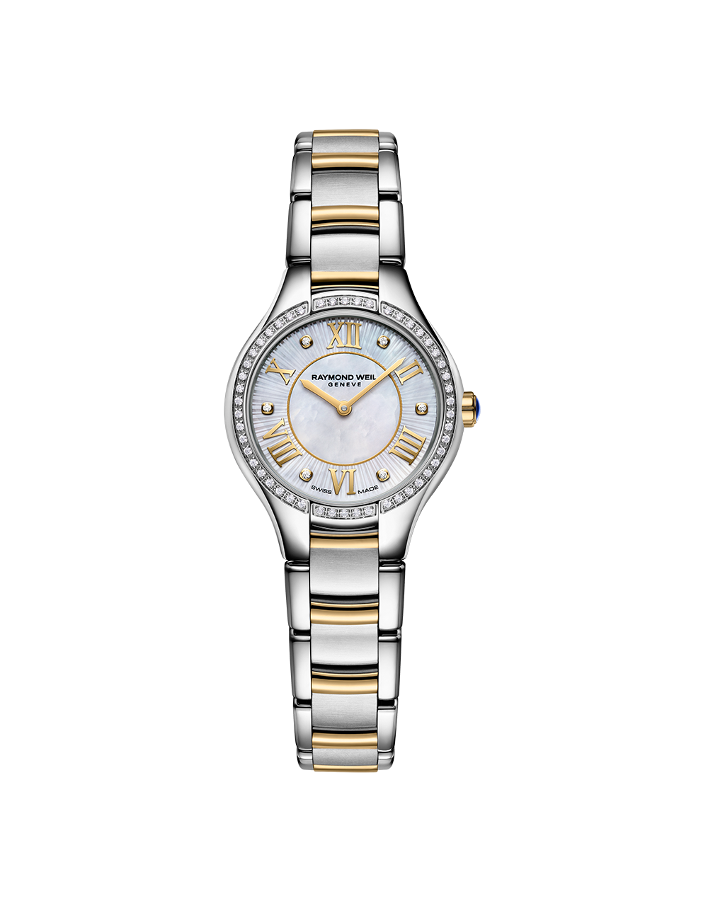 Noemia Ladies 56 Diamond Two-Tone Quartz Watch - Noemia | RAYMOND WEIL